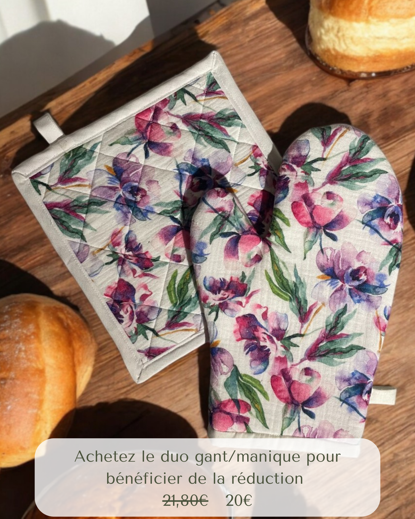 Gant de cuisine - Floral